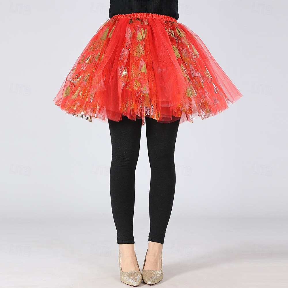 Costum fantezie tutu Fusta din tul Retro / vintage Anii 1980 Adulți Pentru femei Halloween Carnaval Petrecere Performanță Îmbrăcați-vă 2026 - $29.99 –P5