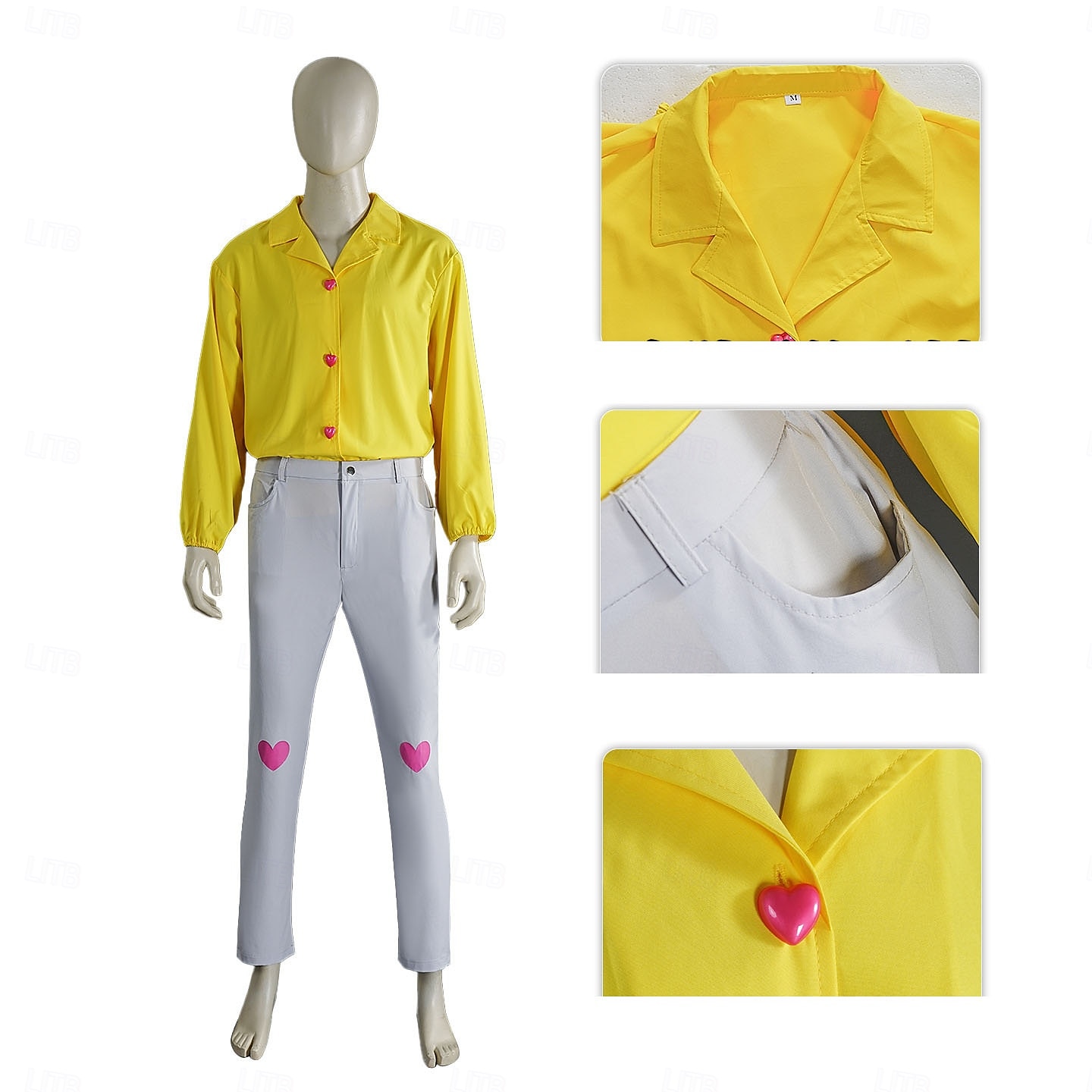 Inspirert av koreansk idol Idol Popstjerne Cosplay kostyme Film Cosplay for Herre Voksen Halloween Karneval Ytelse Comic Con Anime-messe 2026 - $60.99 –P3
