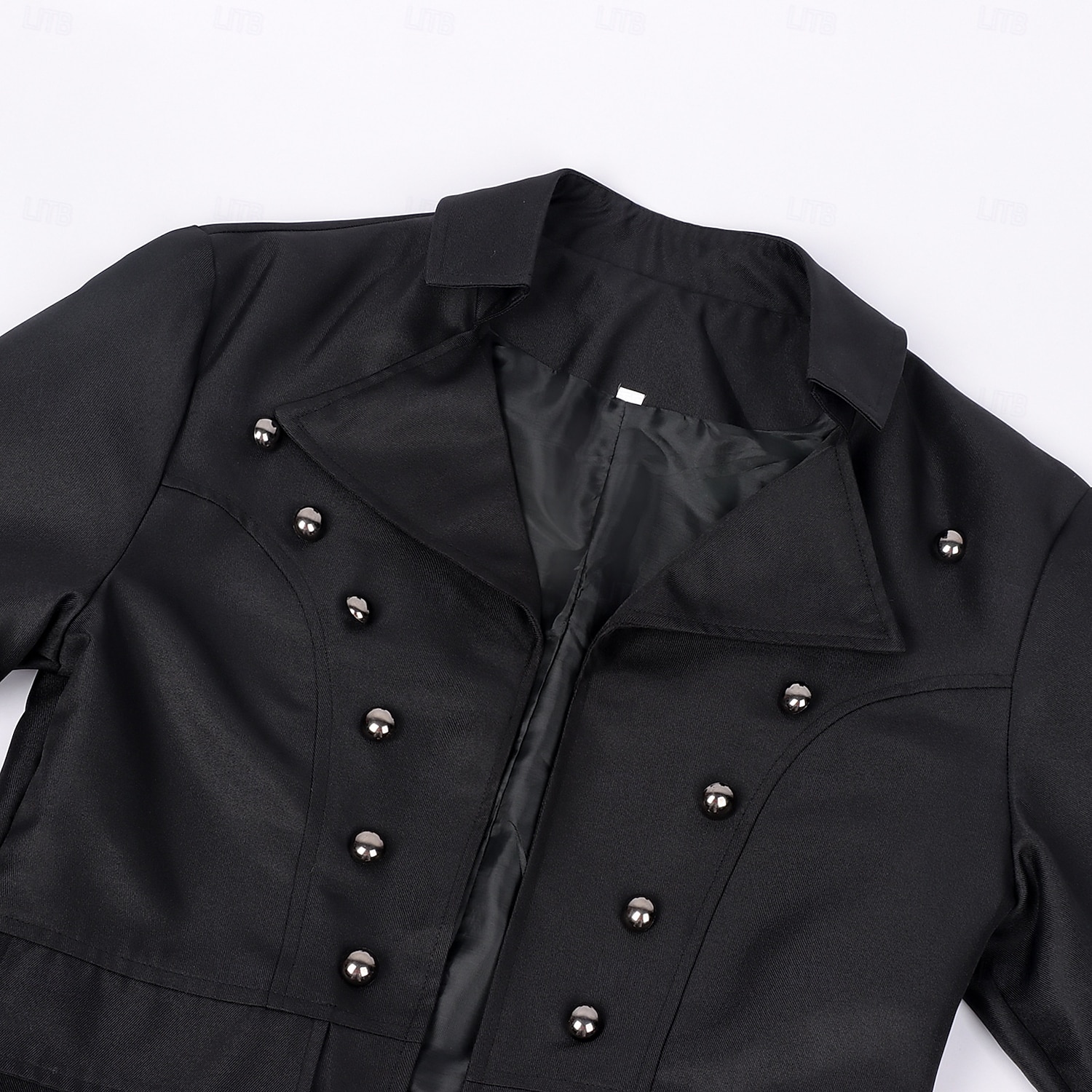 Retro Vintage Punk & Gothic Medieval Coat Tuxedo Tailcoat Long Sleeves Ebenezer Scrooge Vampire Knight Ritter Fancy Dress Men's Steampunk Halloween Performance LARP Ren Faire Adults Coat 2026 - $60.99 –P14