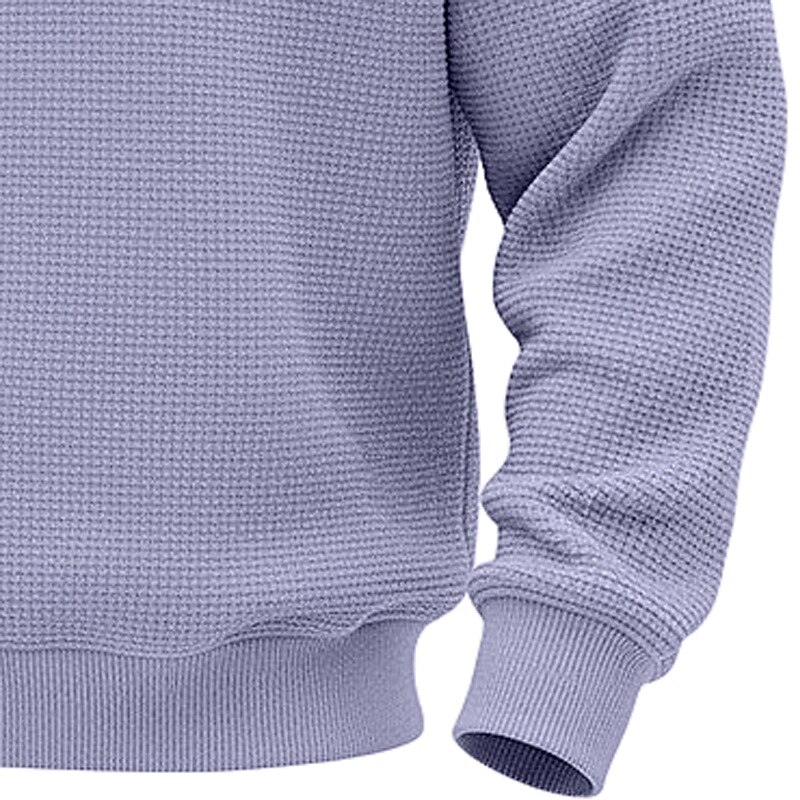Hombre Sudadera Sudadera con estampado de gofres Sudadera Con Capucha Blanco Cuello Barco Plano Con Texturas Casual Diario Deporte Ropa de calle Fresco Ropa deportiva Primavera & Otoño Ropa Sudaderas 2026 - $24.99 –P9