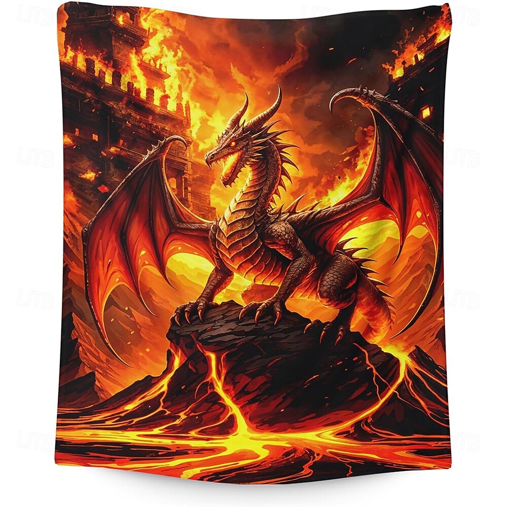 Blanket Fleece Throw Blanket for Couch Dragon Gift Classic 3D Fantasy Sofa Bed Decorative Warm Blanket Home Decor 2026 - $24.99 –P6