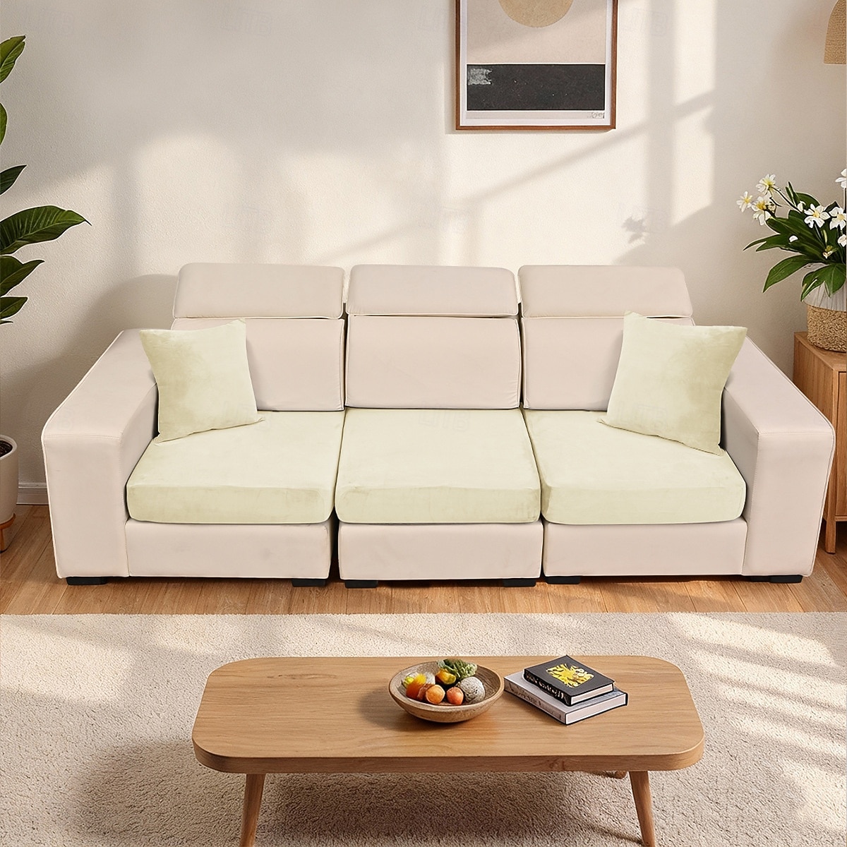 1/2/3 housses de coussin de canapé en velours argenté élastique uni, style européen, douces et résistantes, idéales pour la décoration et la protection de votre intérieur. de 2026 ? $10.49 –P12