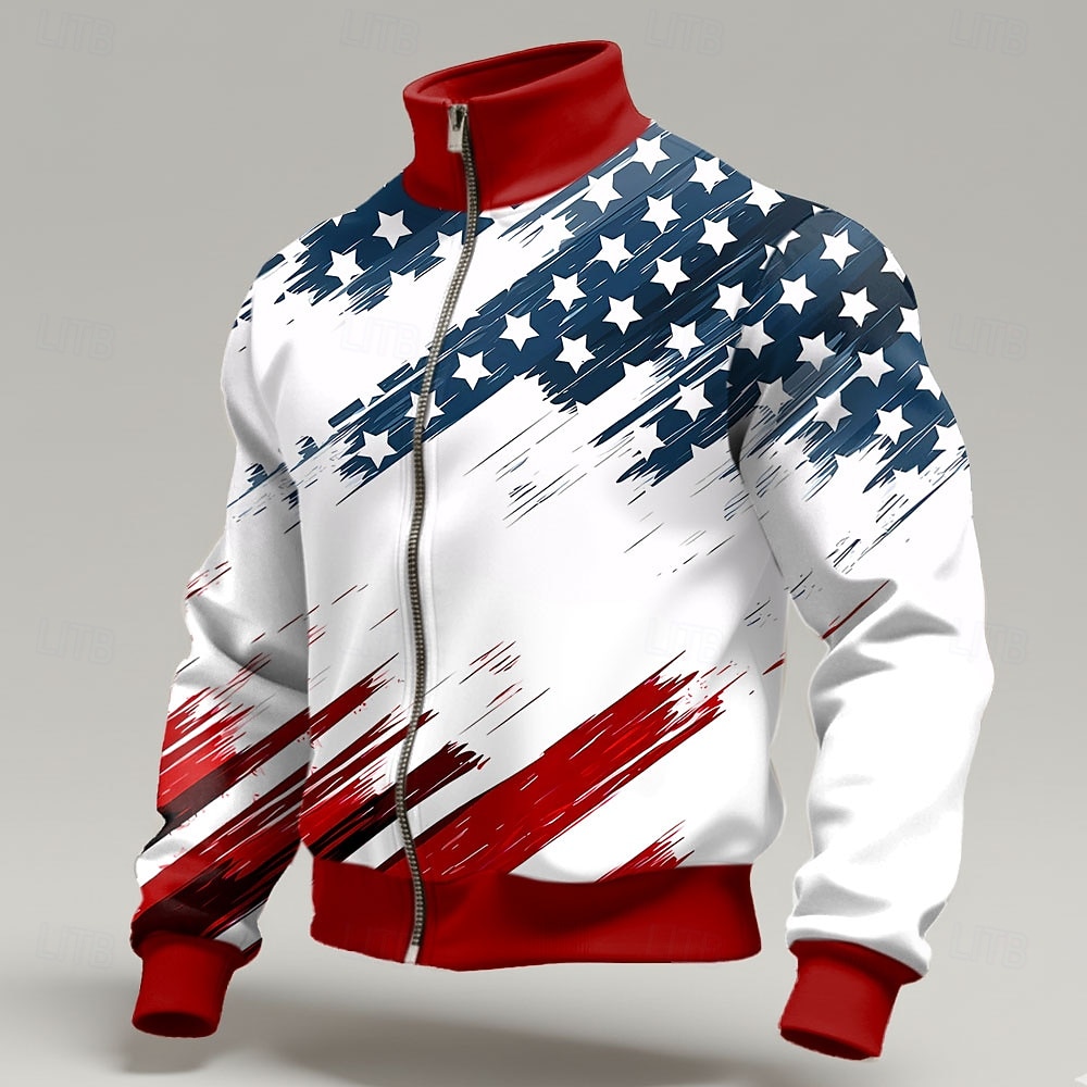 4 juillet 2026 250e jour commémoratif Sweat à capuche designer Streetwear drapeau américain Sports d'extérieur Daily Street de 2026 ? $31.99 –P3