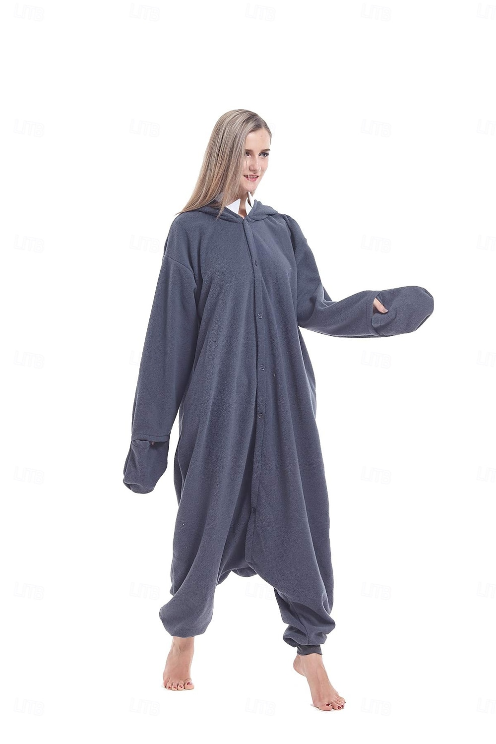Pijamale Kigurumi Costum de grup Costumul Onesie Animal Rechin Cald Confortabil Capișon Lână  Adulți Bărbați Pentru femei Unisex Halloween Carnaval Petrecere Performanță homewear Îmbrăcați-vă 2026 - $41.99 –P3