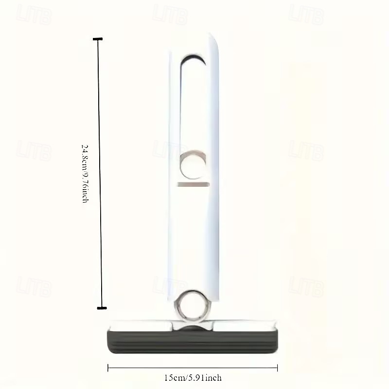 6-delers selvvridende mini-moppsett - lett å klemme høyabsorberende rask rengjøring egnet for stue, soverom og møbler vindustørking moderne kompakt design 2026 - $13.49 –P10