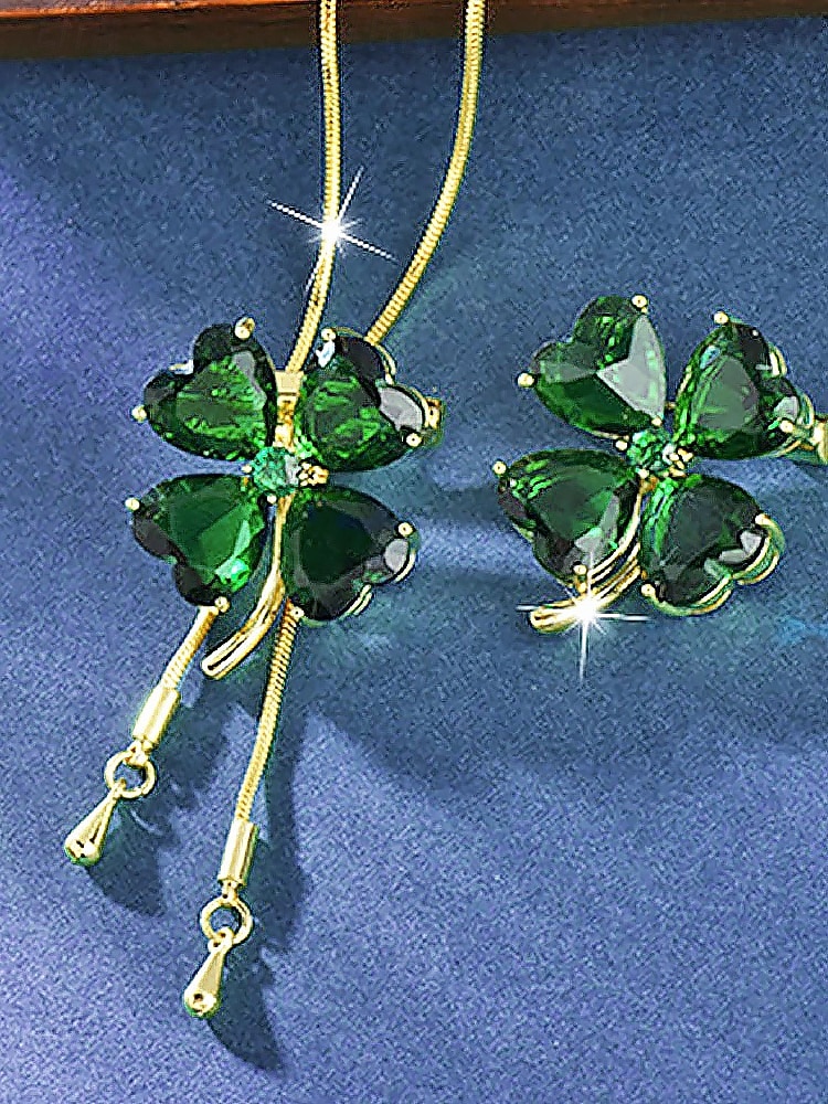 Женский кулон в виде зеленого клевера из сплава, трансформируемое ожерелье или брошь, идеально подходит для Дня Святого Патрика и для повседневной носки. 2026 - $11.99 –P8