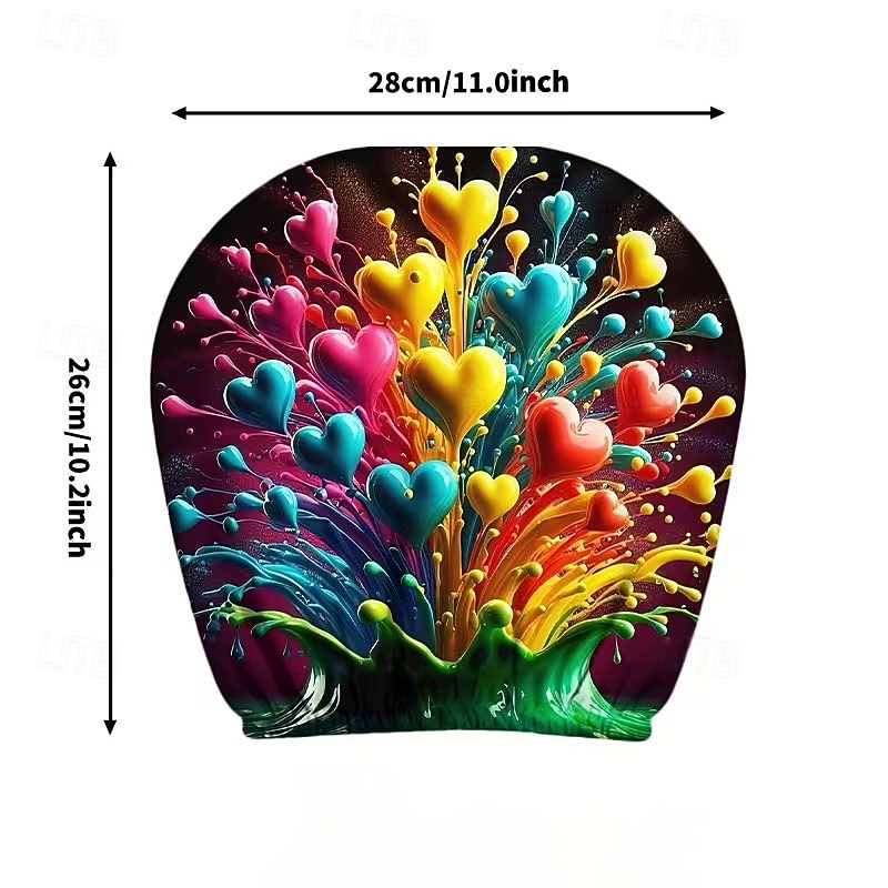 2pcs Cute Flower Love Heart Print Headrest Covers, Valentine's Day Heart-Eyed Girl Car Headrest Protector, Interior Decor, No Filling, Easy to Install and Wash, Suitable for Long-Distance Travel Naps 2026 - $14.99 –P29