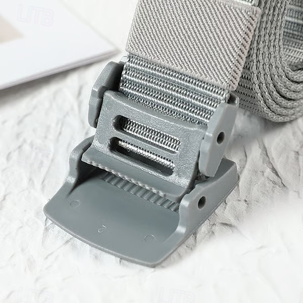 cintura in nylon con fibbia non metallica e non magnetica, cintura tattica militare in nylon, fibbia in plastica, cintura in tela senza metallo per esterni del 2026 a $11.49 –P6
