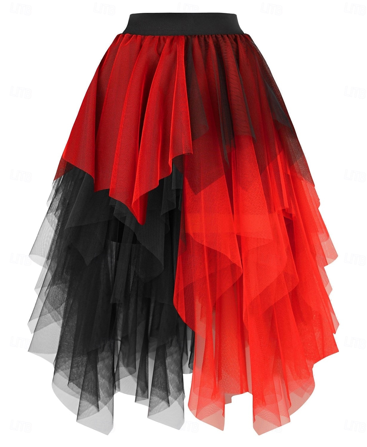 Φανταστική φορεσιά Φούστα από τούλι Ρετρό / Βίντατζ Δεκαετία '80 Πολυεπίπεδο High Low Φουσκωμένος Ενηλίκων Γυναικεία Απόκριες Πάρτι Επίδοση Χορός Μπαλέτο Ντύνομαι 2026 - $24.99 –P6