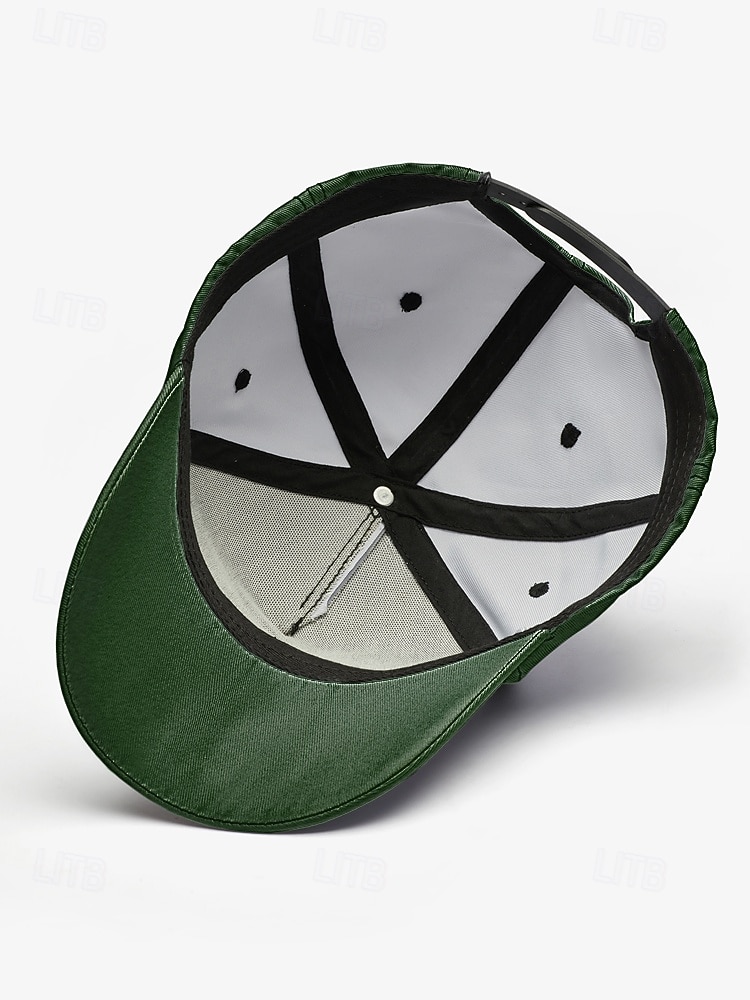 Gorra de poliéster para hombre, "Coordinador de Shenanigans" con estampado de trébol, varios colores, perfecta para el Día de San Patricio y para uso diario. 2026 - $14.99 –P10