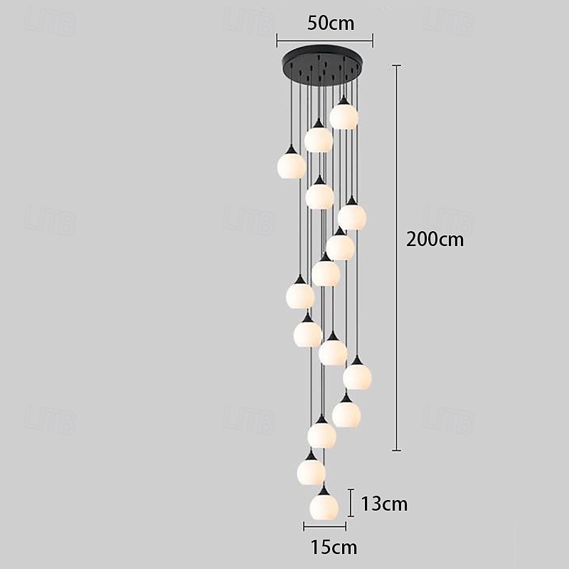 Suspensions LED modernes – lustres élégants pour escalier & salon de 2026 ? $406.75 –P7