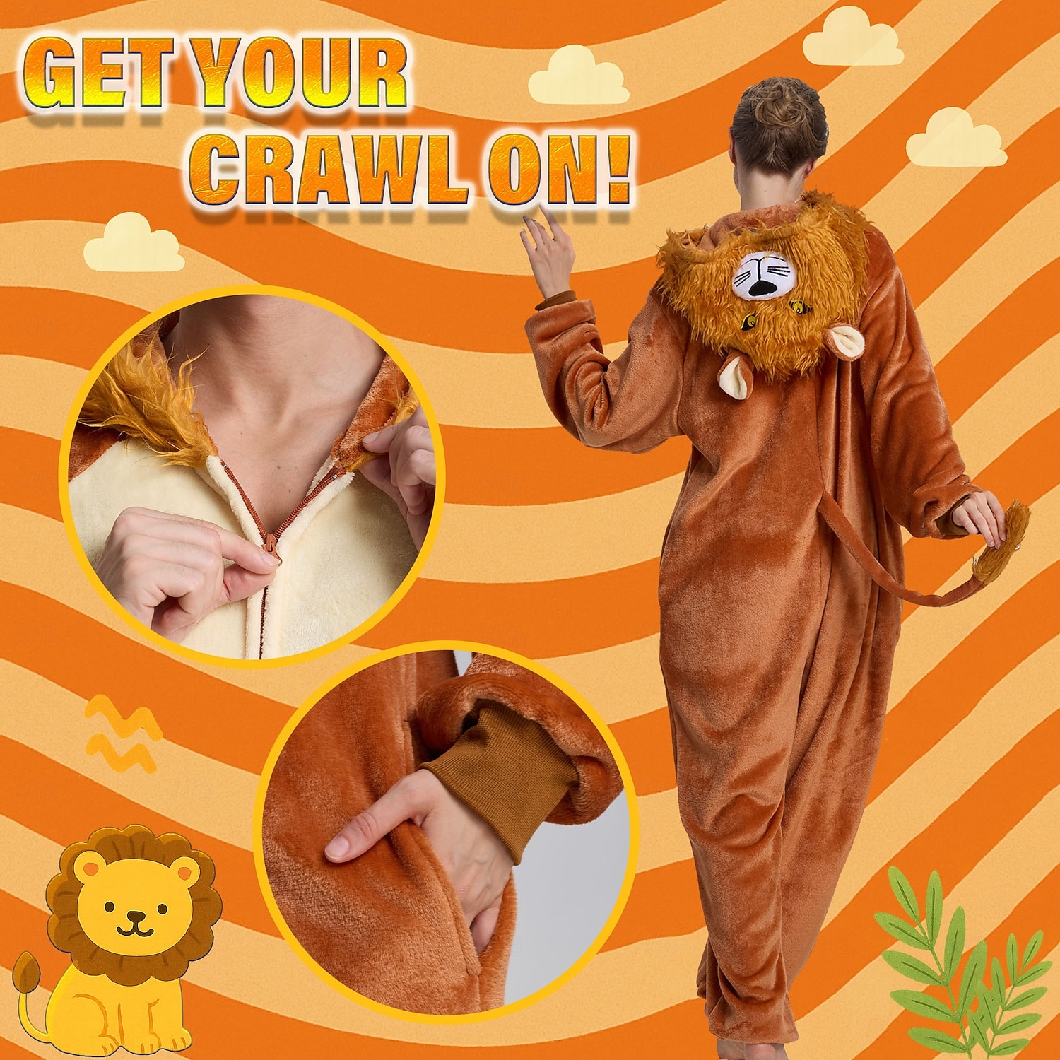 Onesie Costume Funny Costume Adults' Men's Women's Christmas Carnival New  Year Dress Up 2026 - $44.99