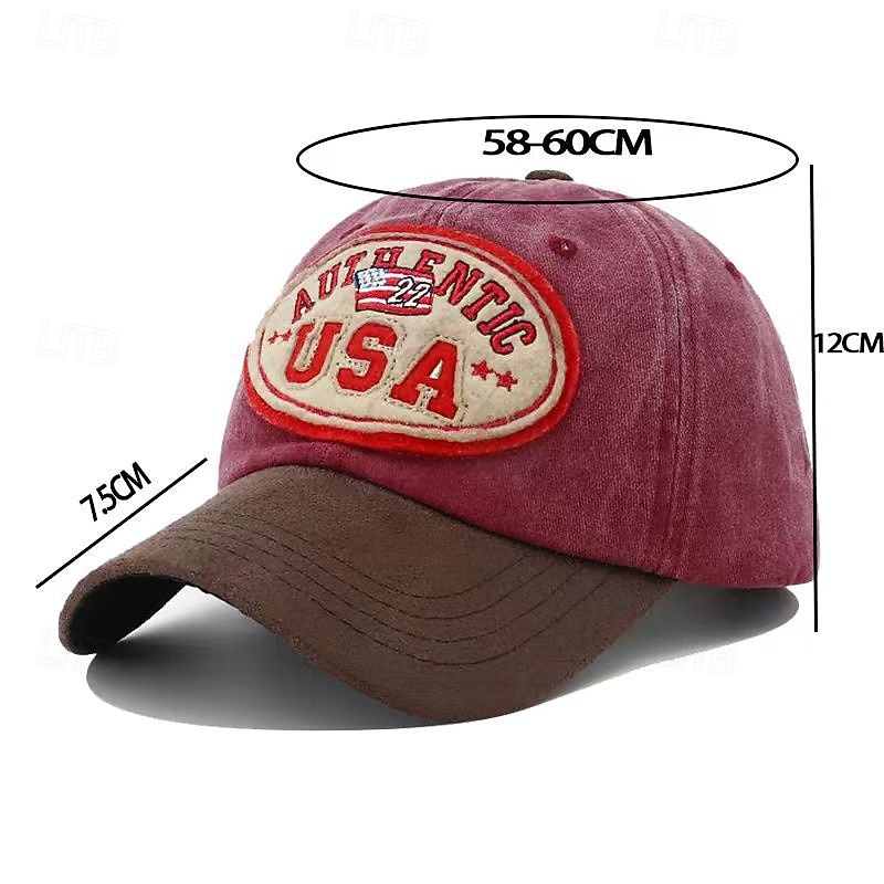Herren Unisex Hut zum 250-jährigen Jubiläum der Vereinigten Staaten Baseballkappe Sonnenhut Trucker-Kappe Blau Wein Baumwolle Verstellbar Patriotisch Urlaub Sport Täglich Outdoor Streetwear Flagge 2026 - $21.99 –P4