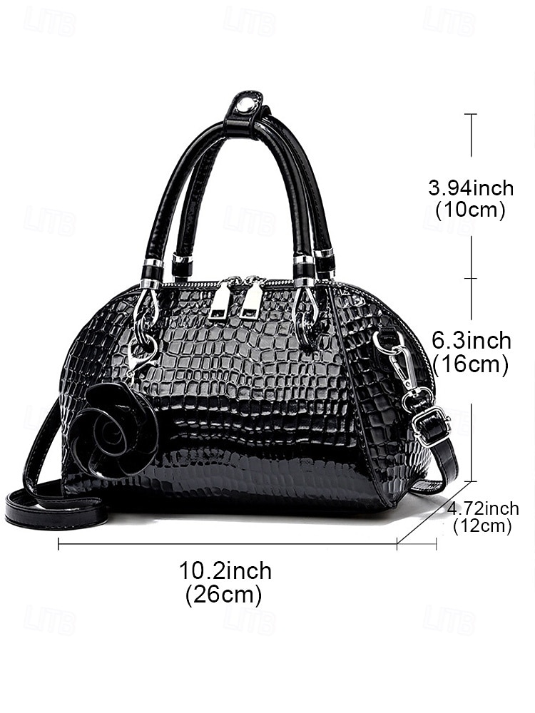 Женская сумка из искусственной кожи с рисунком крокодила, несколько цветов и вариантов ношения, модная и универсальная для повседневного использования. 2026 - $34.99 –P14