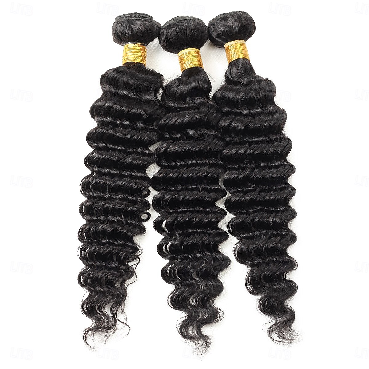 Cabelo humano brasileiro, 3 pacotes, ondas profundas, cabelo humano Remy, trama de 12 a 30 polegadas, 300g de 2026 por $213.69 –P7
