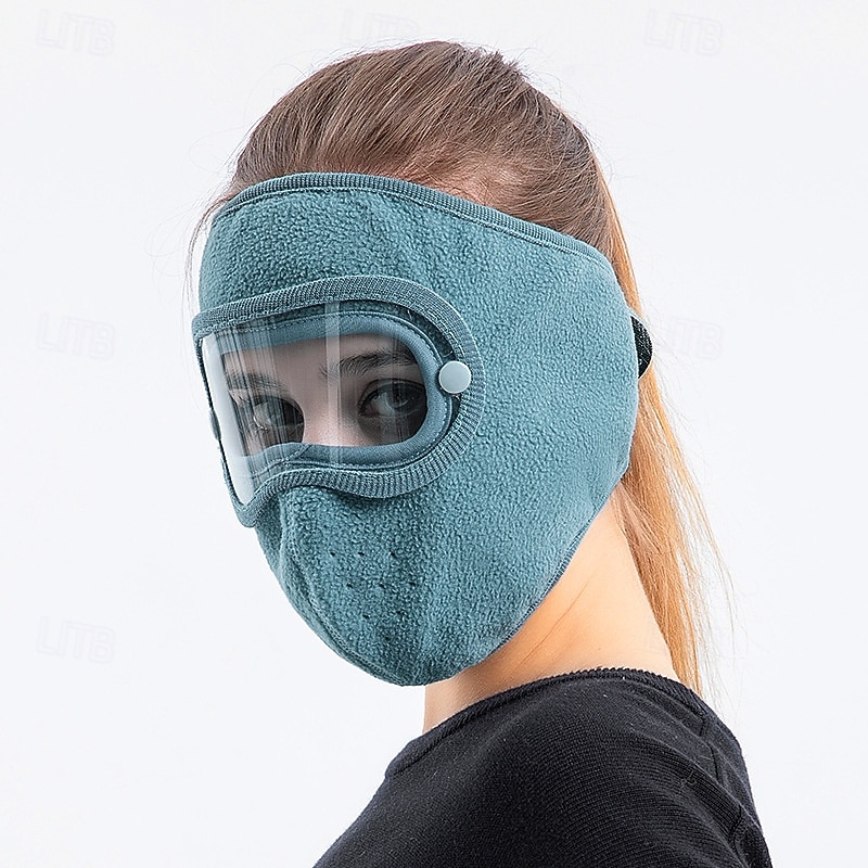 Masque d'hiver chaud en polaire, coupe-vent, unisexe, avec protection des oreilles et visière intégrale, cagoule coupe-vent pour la moto et le ski de 2026 ? $15.99 –P13