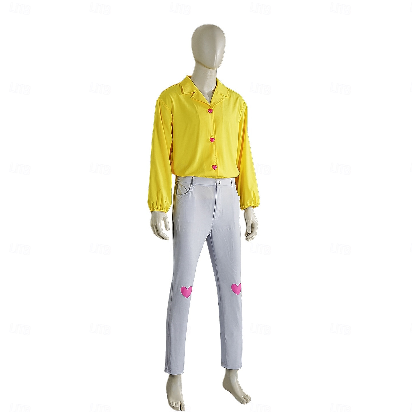 Inspirert av koreansk idol Idol Popstjerne Cosplay kostyme Film Cosplay for Herre Voksen Halloween Karneval Ytelse Comic Con Anime-messe 2026 - $60.99 –P5