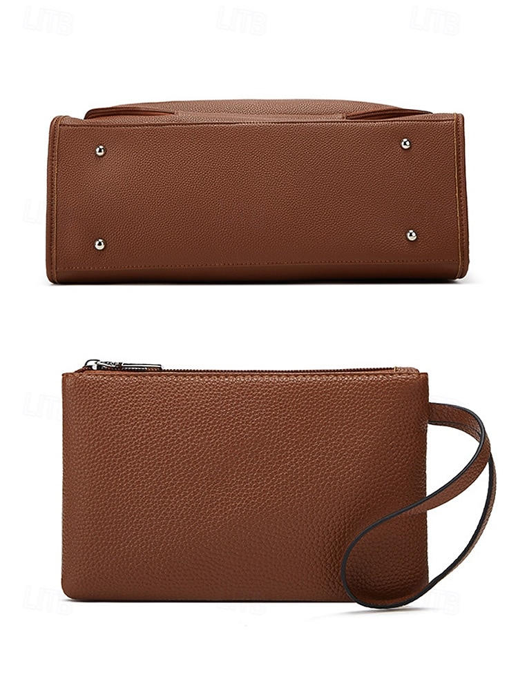 Women's Faux Leather Tote Bag with Adjustable Shoulder Strap, Large Capacity, Waterproof, Multiple Colors - Perfect for Weekend Getaways and Daily Commute 2026 - $42.99 –P9