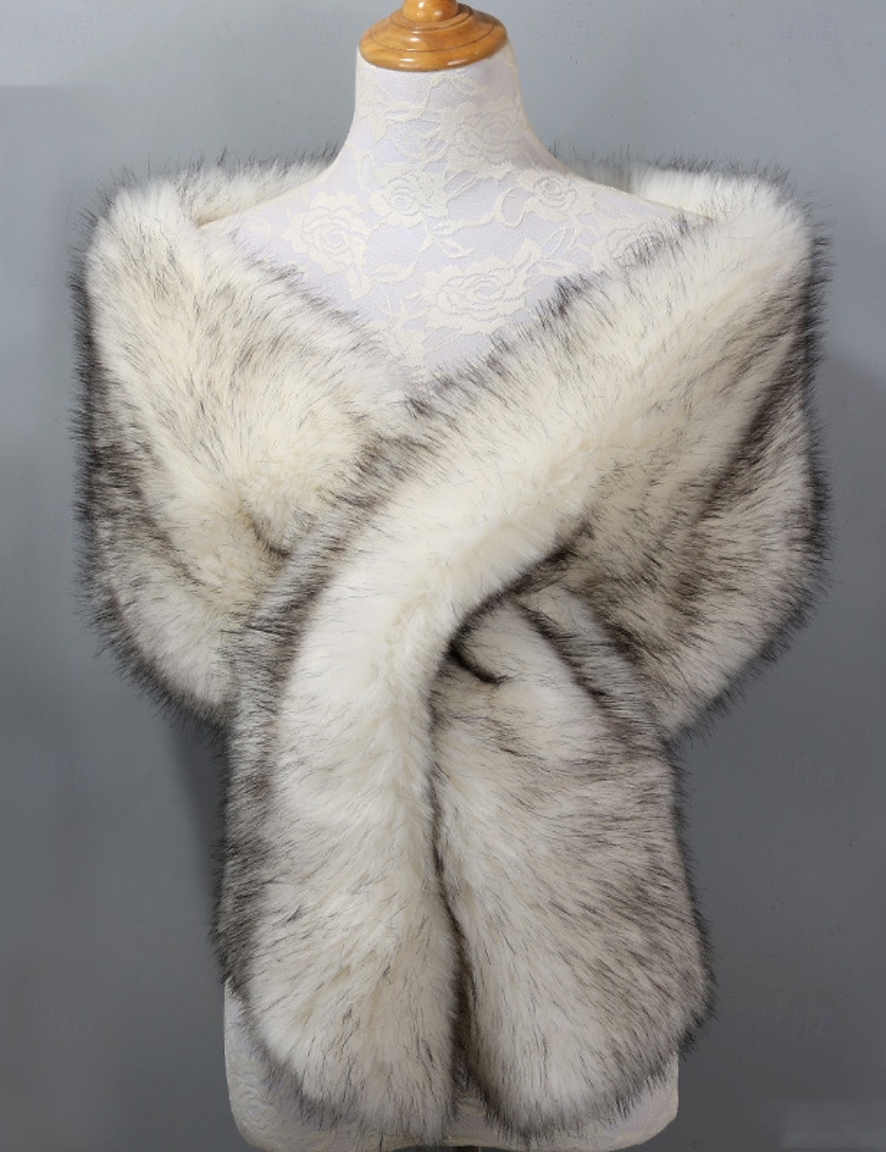 Kunstpelz-Umhänge Damenumhang Elegant Vintage Ärmellos Kunstpelz Hochzeit Schals Mit Unifarbe Für Party Herbst 2026 - $45.99 –P25