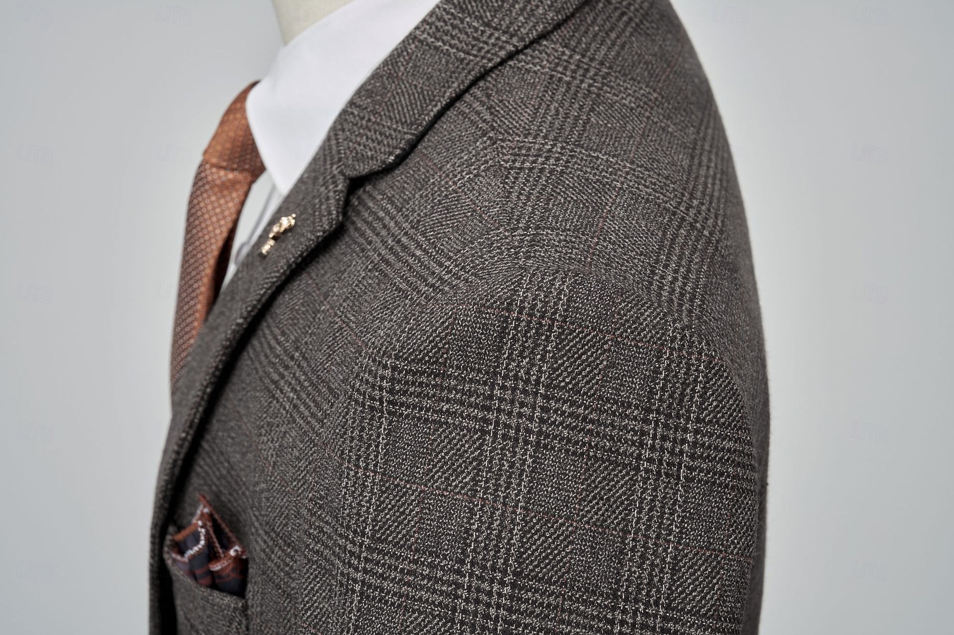 عتيق / معتق الهدر 20S عشرينيات بدلة ثلاث قطع بنطلون بدلة غاتسبي العظيم انسان محترم رجل العصابات رفقاء العريس ملابس تنكرية رجالي حفلة تنكرية زفاف ضيف حفل زفاف حفل / مساء للبالغين معطف بنطلونات صدار 2026 - $130.99 –P18