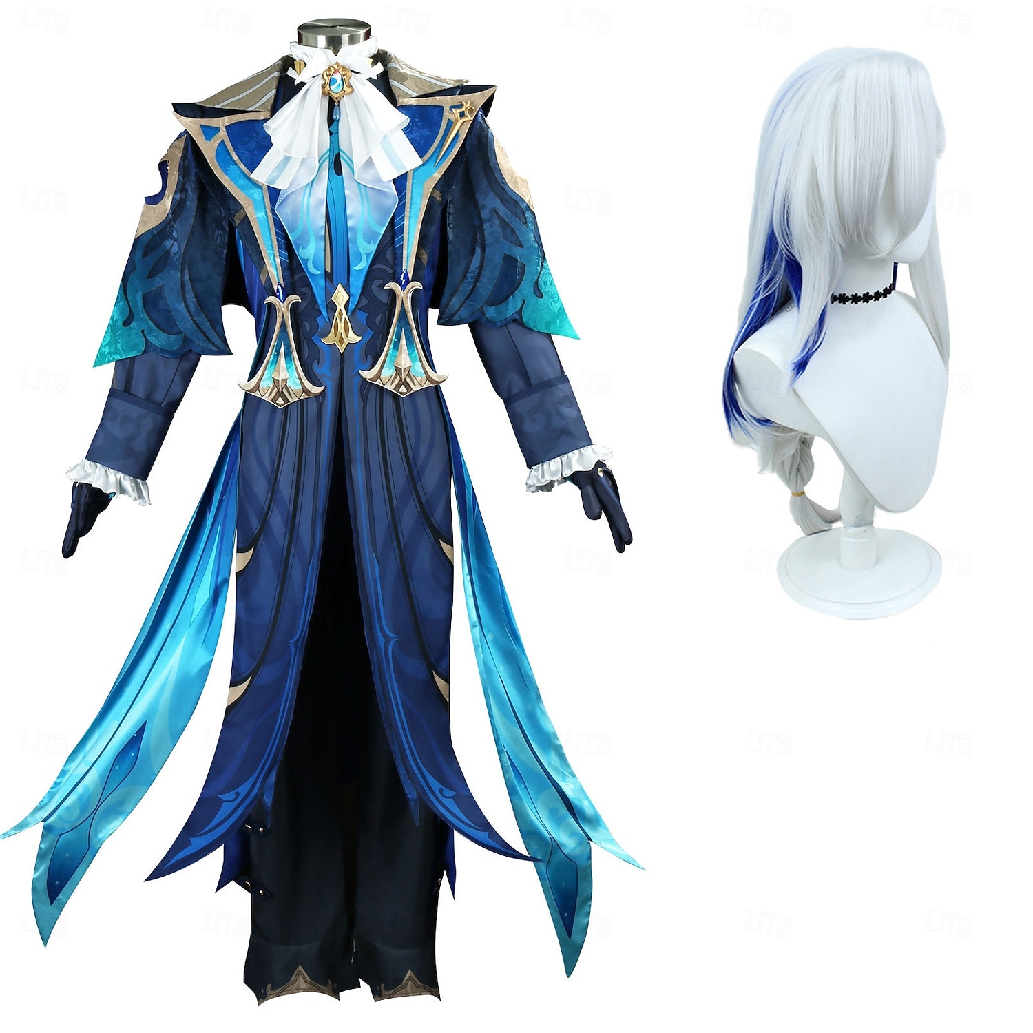 Elementar-Saga Neuvillette Anime Cosplay Kostüm Outfits Cosplay-Anzüge Videospielkostüme Halloween Karneval Party Comic-Konzert Kostüm Für Herren Erwachsene 2026 - $135.84 –P3