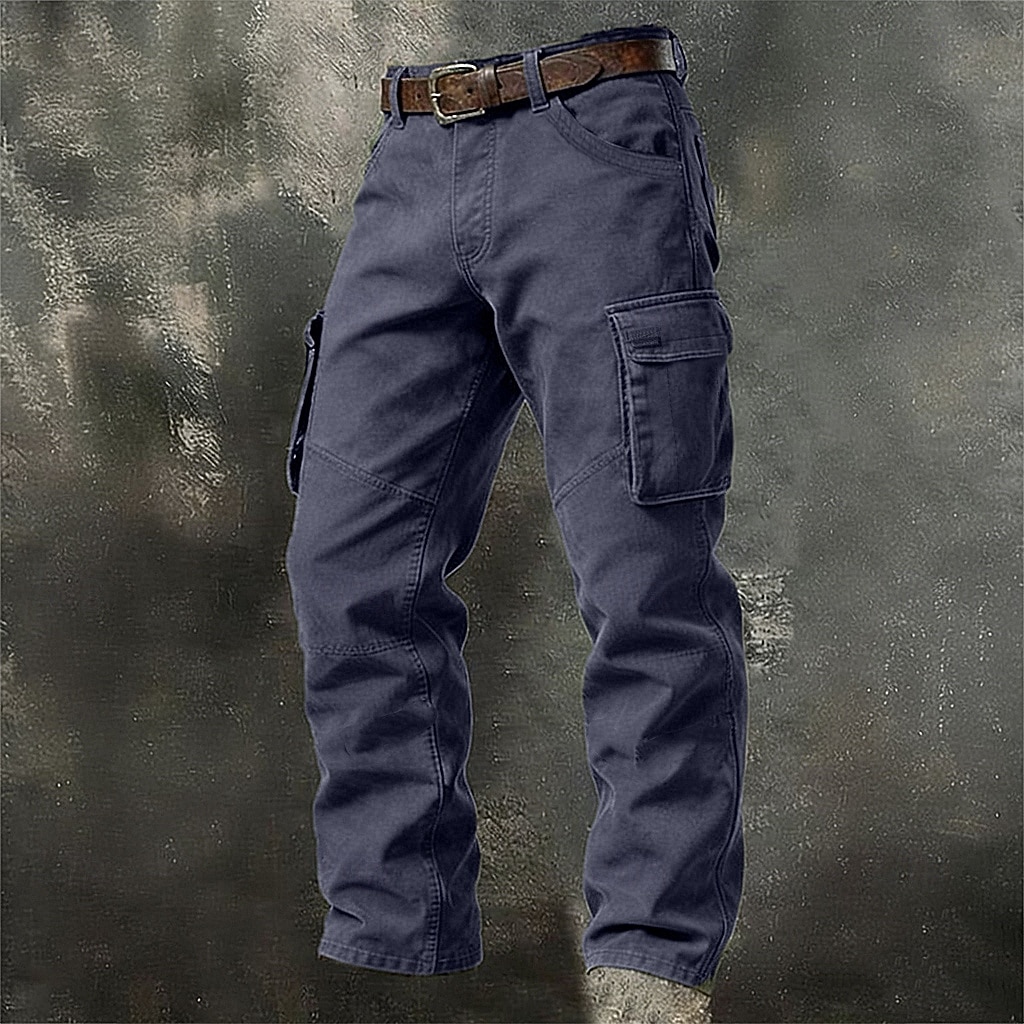 Ανδρικά Παντελόνια με τσέπες Παντελόνι Cargo Σορτσάκια Pantaloni de Drumeție Πολλαπλή τσέπη Ισιο πόδι Σκέτο Φοριέται Ύγρανση Πλήρες μήκος Καθημερινά ΕΞΩΤΕΡΙΚΟΥ ΧΩΡΟΥ Κατασκήνωση & Πεζοπορία 2026 - $40.99 –P9