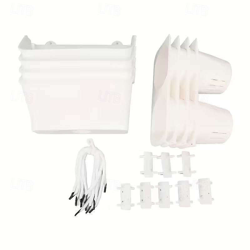 4 ks nástěnných květináčů, vertikálních květináčů, květináčů do sáčků na rostliny, zahradních květináčů, nádob na květiny, zeleninu, bylinky, vnitřní a venkovní zahradní dekorace 2026 - $28.99 –P10