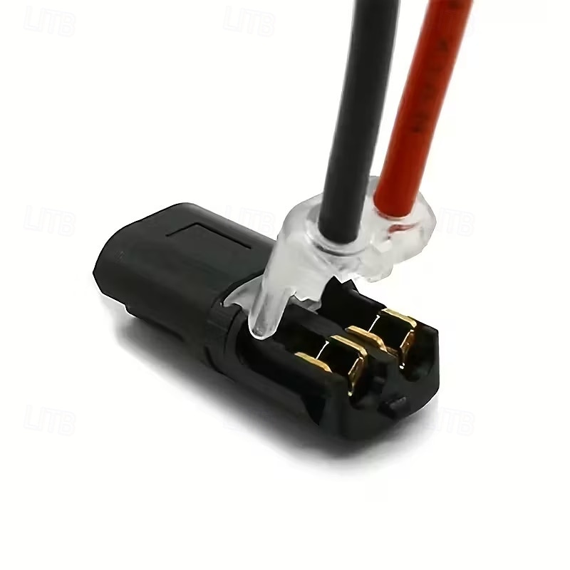 50 יחידות מחברי חוטי LED ניתנים לחיבור, מסופי חוט אוניברסליים דו-כיווניים קומפקטיים 2 פינים, מחברי חוטים מהירים ללא פס AWG 20-24 2026 - $15.99 –P4