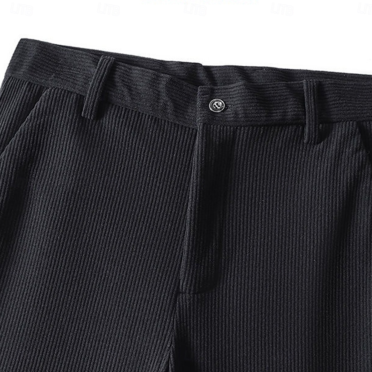 Herr Långbyxor Manchesterbyxor Casual byxor Klänning Byxor Fleecefodrad Solid färg Utomhus Fullängd Dagligen Formell Grundläggande Klassisk Blå 다크 카키 Hög midja Microelastisk 2026 - $22.99 –P2