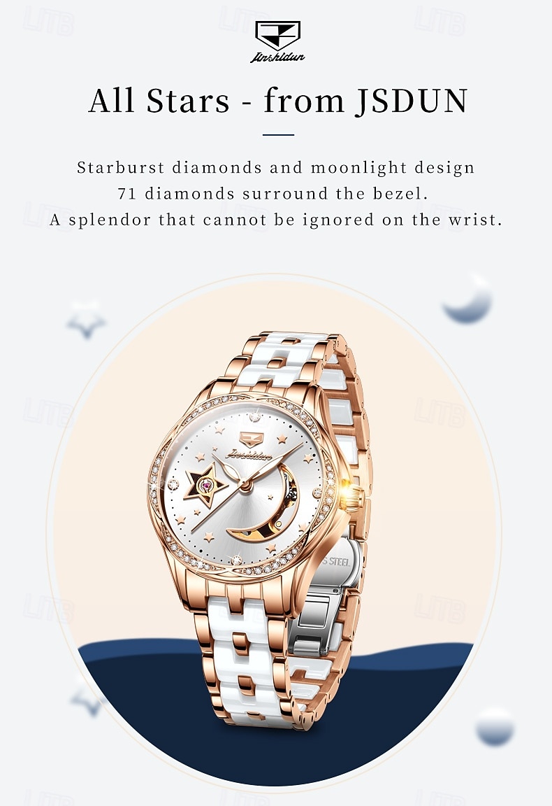 Automatic Mechanical Watch For Ladies Skeleton Luminous Waterproof Stainless Steel Luxury Elegant Mother's Day Gift for Women's Watches 2026 - $119.99 –P2