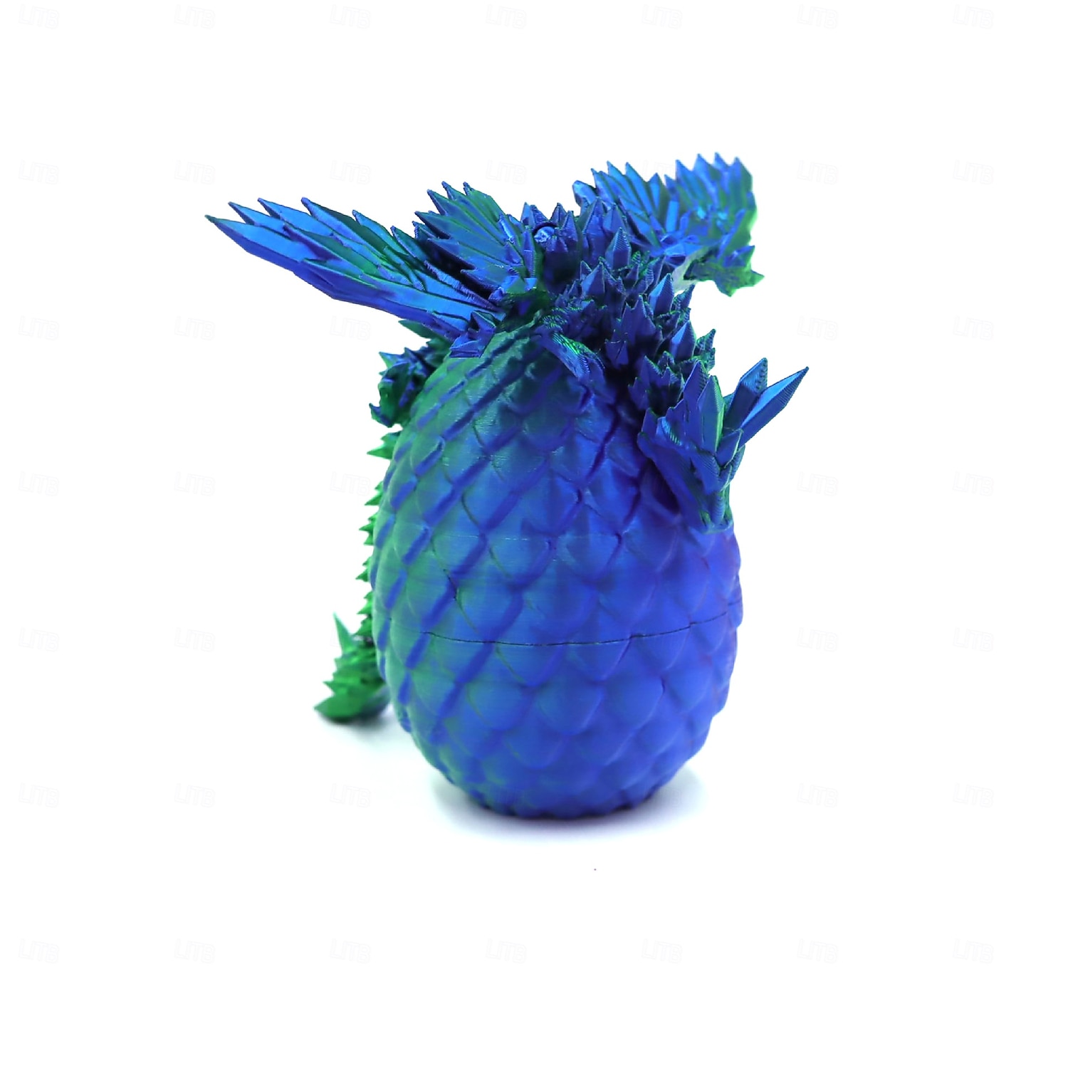 بيض تنين مطبوع بتقنية الطباعة ثلاثية الأبعاد مع تنين بداخله، بيض صغير، ألعاب كريستالية مفصلية، حشوات لسلال عيد الفصح، قطع أسطورية غامضة 2026 - $9.99 –P5