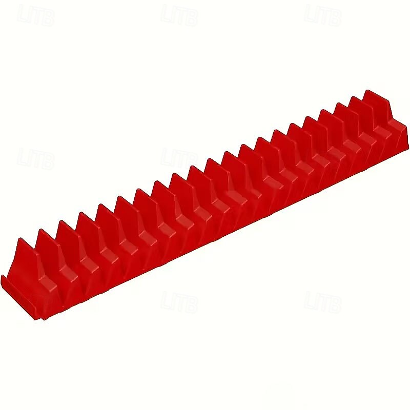 Набор магнитных шестигранных ключей — профессиональный модульный ящик для инструментов, прочный полипропиленовый материал, вертикальный органайзер для инструментов с 23 отделениями, черно-красный, 2026 - $16.99 –P16