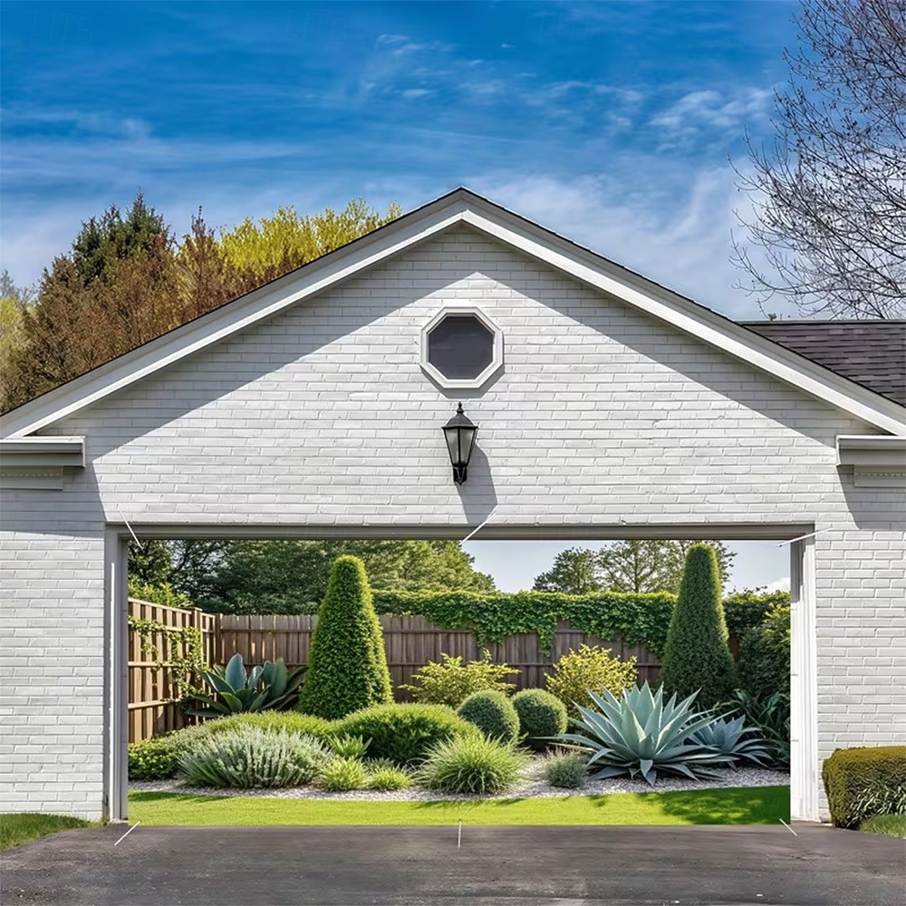 Tampa da porta da garagem Grande pendurado Árvore Rústico 3D De Festa Exterior Fundos de fotografia Porta de Entrada Decoração de casa de 2026 por $49.99 –P5