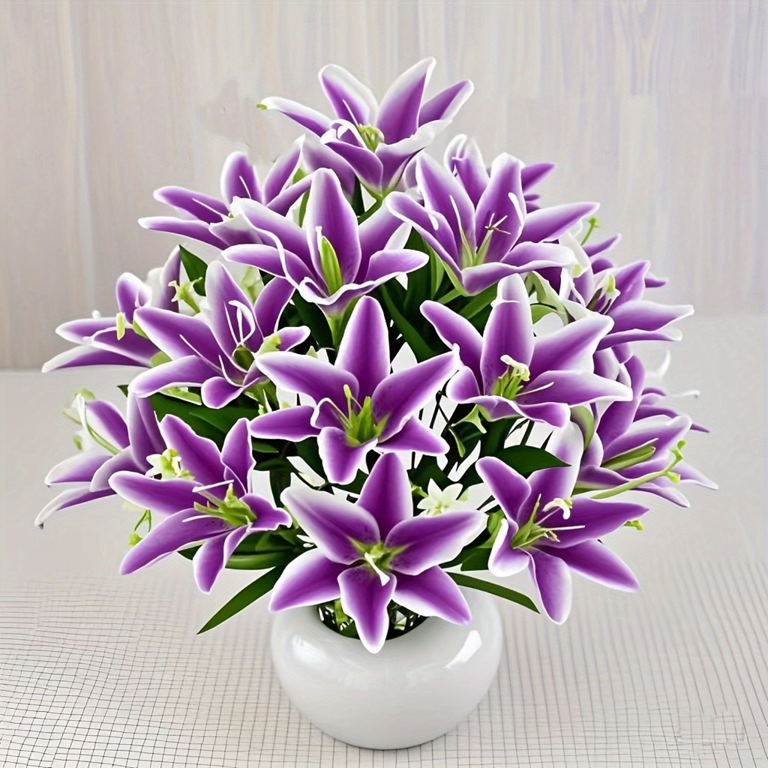 18 Head Artificial Lily Flowers - Elegant Faux Blooms, Perfect for Weddings, Parties, Christmas, Thanksgiving Decorations, Living Room, Bedroom, Dining Table Styling, and Instagram-Inspired Home Decor 2026 - $11.99 –P6