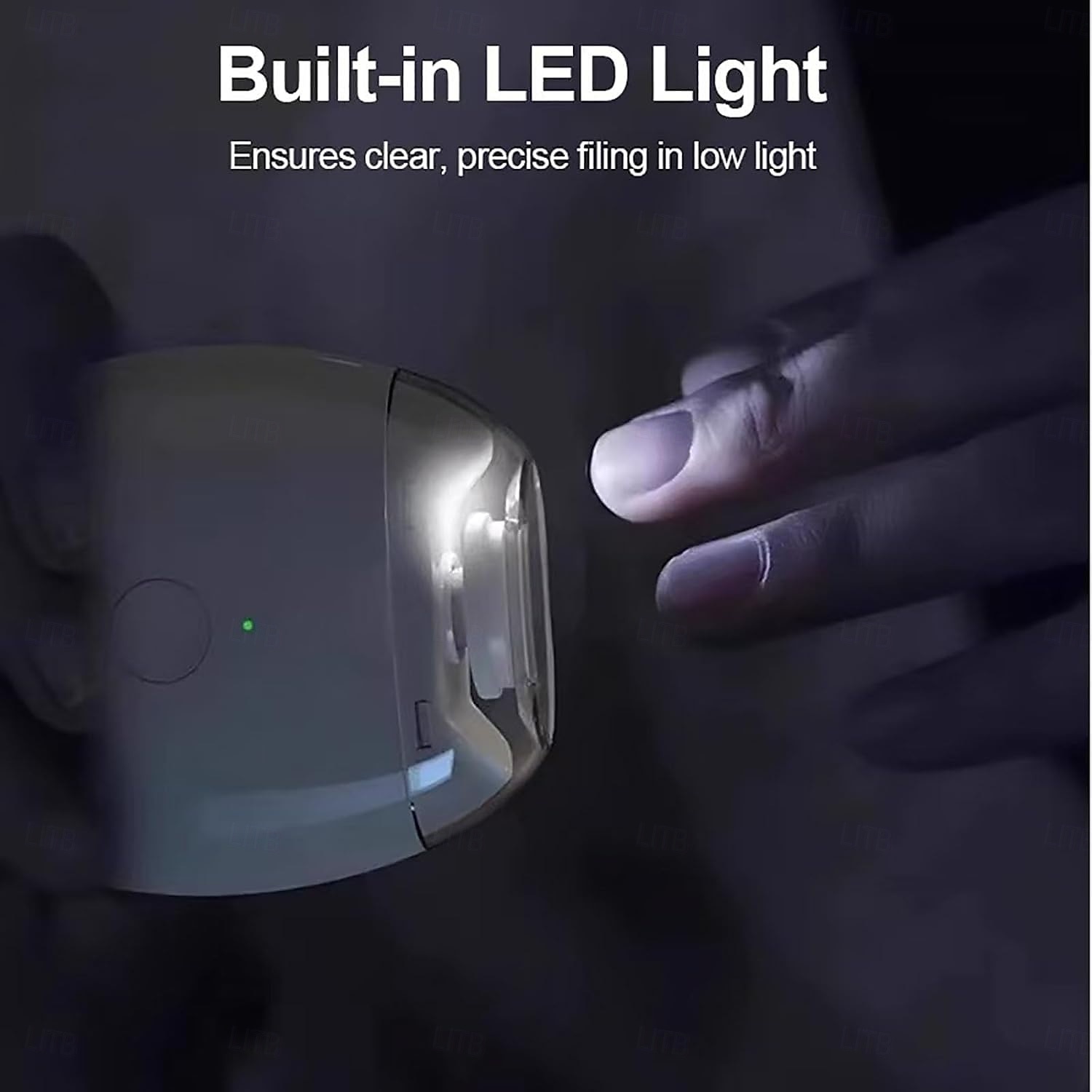 Tagliaunghie elettrico portatile da 3 pezzi, tagliaunghie automatico universale per adulti e bambini, tagliaunghie automatico USB con motore a 3 velocità, motore brushless/a spazzole del 2026 a $19.99 –P5