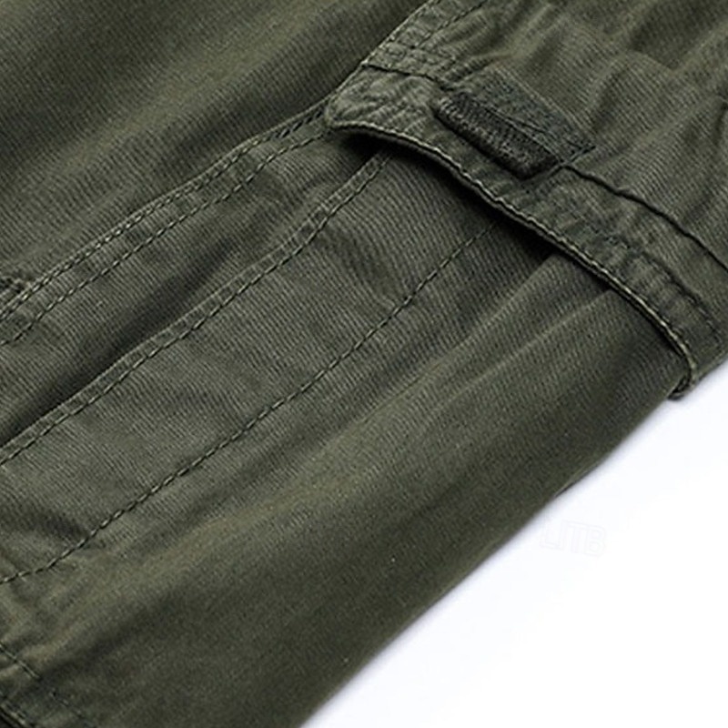 Ανδρικά Παντελόνια με τσέπες Παντελόνι Cargo Σορτσάκια Pantaloni de Drumeție Πολλαπλή τσέπη Ισιο πόδι Σκέτο Φοριέται Ύγρανση Πλήρες μήκος Καθημερινά ΕΞΩΤΕΡΙΚΟΥ ΧΩΡΟΥ Κατασκήνωση & Πεζοπορία 2026 - $40.99 –P6