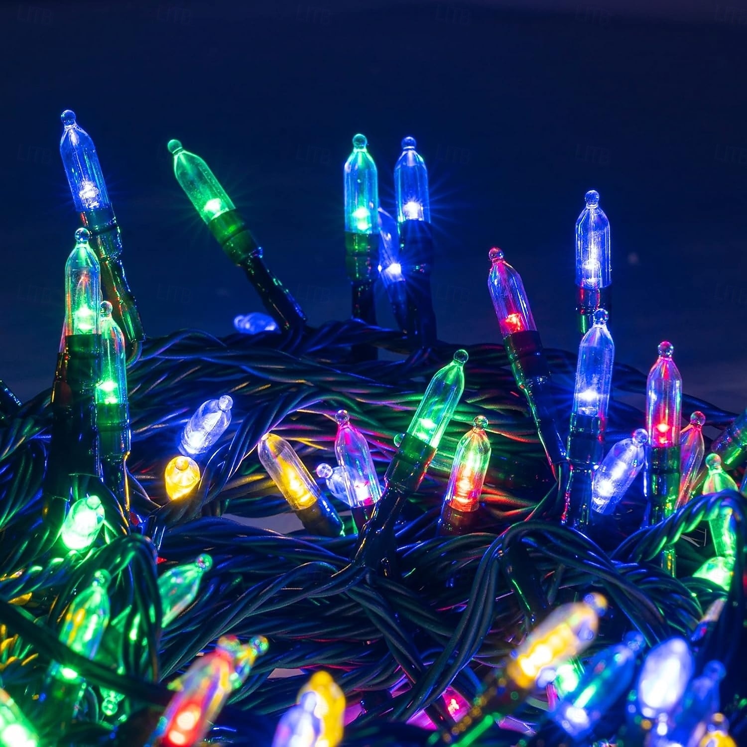 Vízálló elemes fényfüzér mini lámpák 33ft 100 LED 8 funkciós időzítő távirányítóval benti hálószobához Valentin-nap új év Halloween esküvői parti hangulatú díszvilágítás 2026 - $17.49 –P1