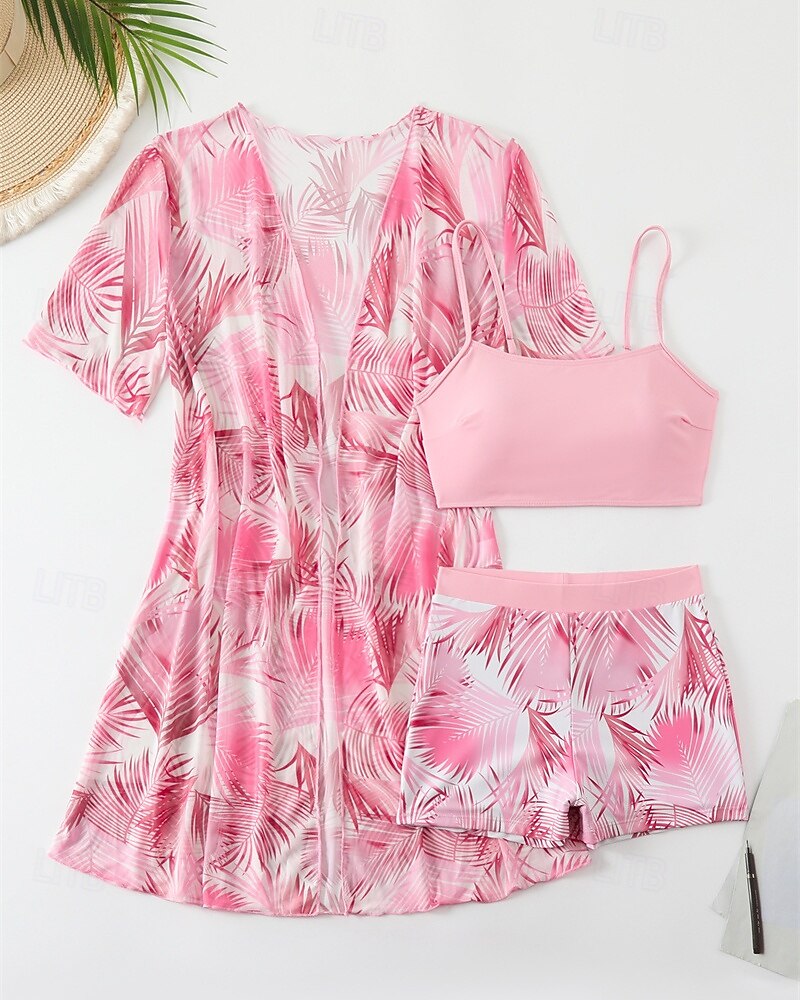 בגדי ריקוד נשים סטים של ביקיני בגד ים ביקיני גבוה עם מותן מרופד טרופי הגנת UV גמישות גבוהה ללא שרוולים בגדי ים גלישה צלילה שנרקול קיץ 2026 - $26.99 –P2