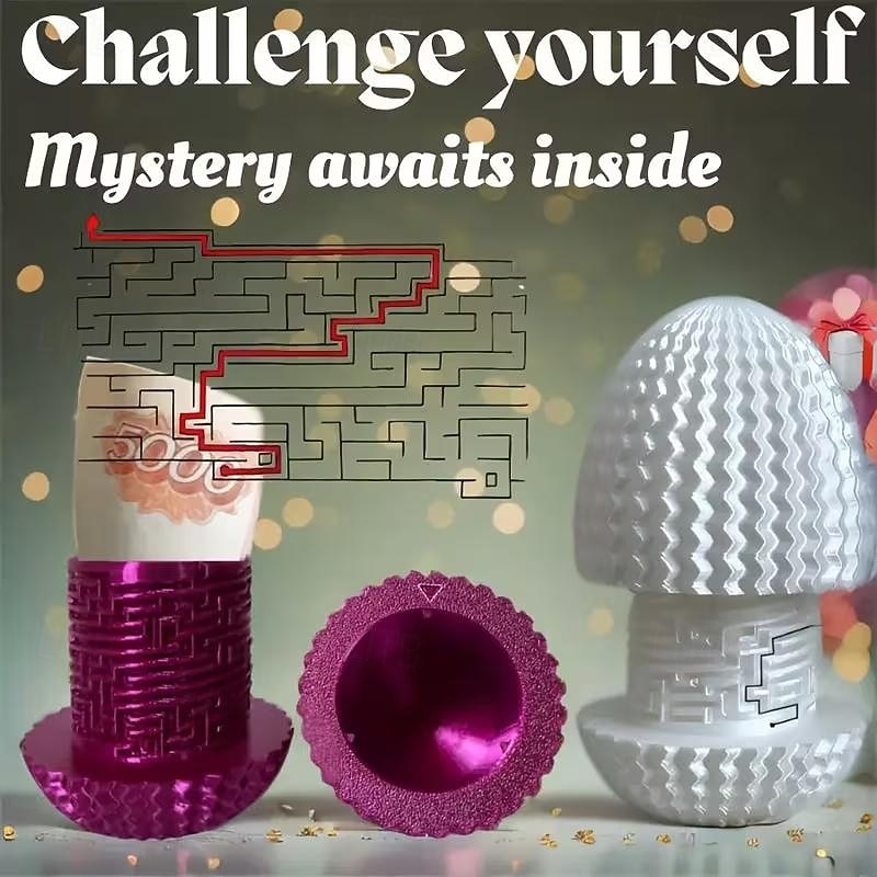 Gaveideer med penger til påskeegg – kreativ hjernetrimboks for barn &voksne, påskeegg-mysteriepuslespillboks med skjult rom for pengegave, bursdag, bryllup, påske, jul, høytidsfeiring 2026 - $17.99 –P7