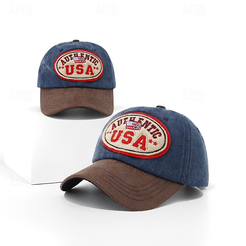 Herren Unisex Hut zum 250-jährigen Jubiläum der Vereinigten Staaten Baseballkappe Sonnenhut Trucker-Kappe Blau Wein Baumwolle Verstellbar Patriotisch Urlaub Sport Täglich Outdoor Streetwear Flagge 2026 - $21.99 –P8