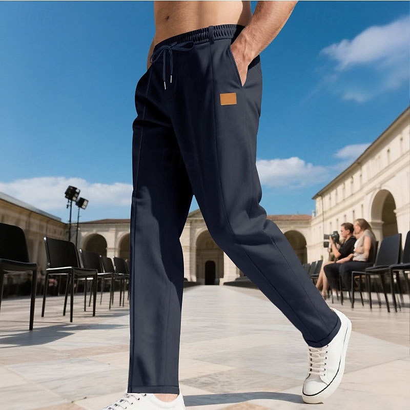 Herren Hose Freizeithose Baggy-Hosen Kordelzug Tasche Elastischer Bund Einfach Komfort Weich Lässig Täglich Outdoor Urlaub Mode Schwarz Armeegrün 2026 - $26.99 –P30
