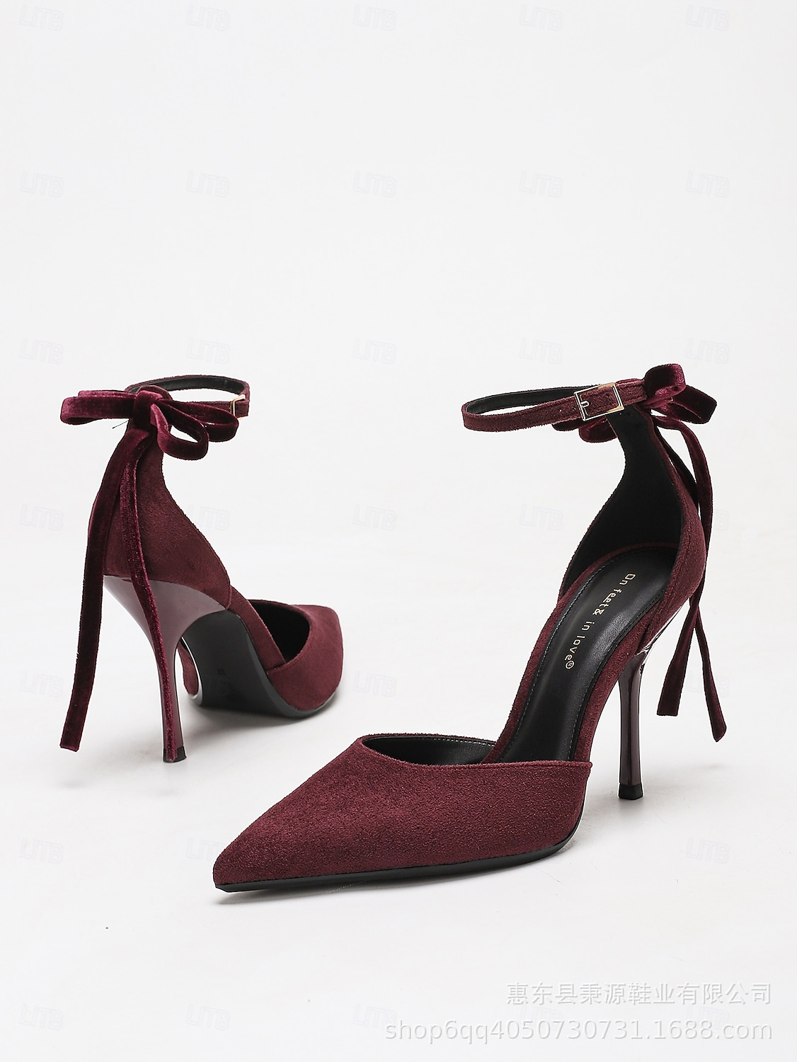 scarpe con tacco alla caviglia in pelle scamosciata color carne da donna: eleganti décolleté a punta stiletto per matrimoni al chiuso, invitati a nozze e scarpe eleganti per feste formali del 2026 a $59.99 –P7