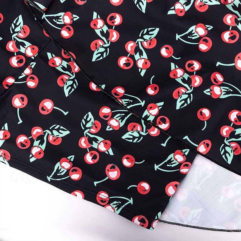 Жен. Купальник с цветочным принтом Платья-купальник Один Пис С принтом Ультралегкий (UL) Утягивание живота Эластичный Без рукавов Купальники Серфинг Для погружения с трубкой Лето 2026 - $25.99 –P7