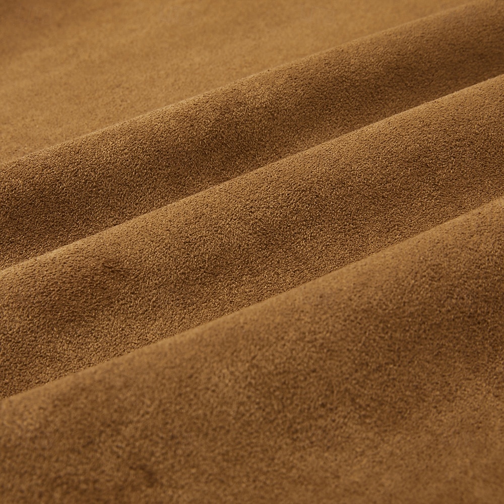 Pánské tričko s dlouhým rukávem z imitace semiše, výstřih do V, vrásněný design, skladané topy, podzim/zima, barevné bloky, vintage, denní, retro, nabírané, barevné bloky, outdoor, street, ležérní, modrá, hnědá, khaki 2026 - $29.99 –P16