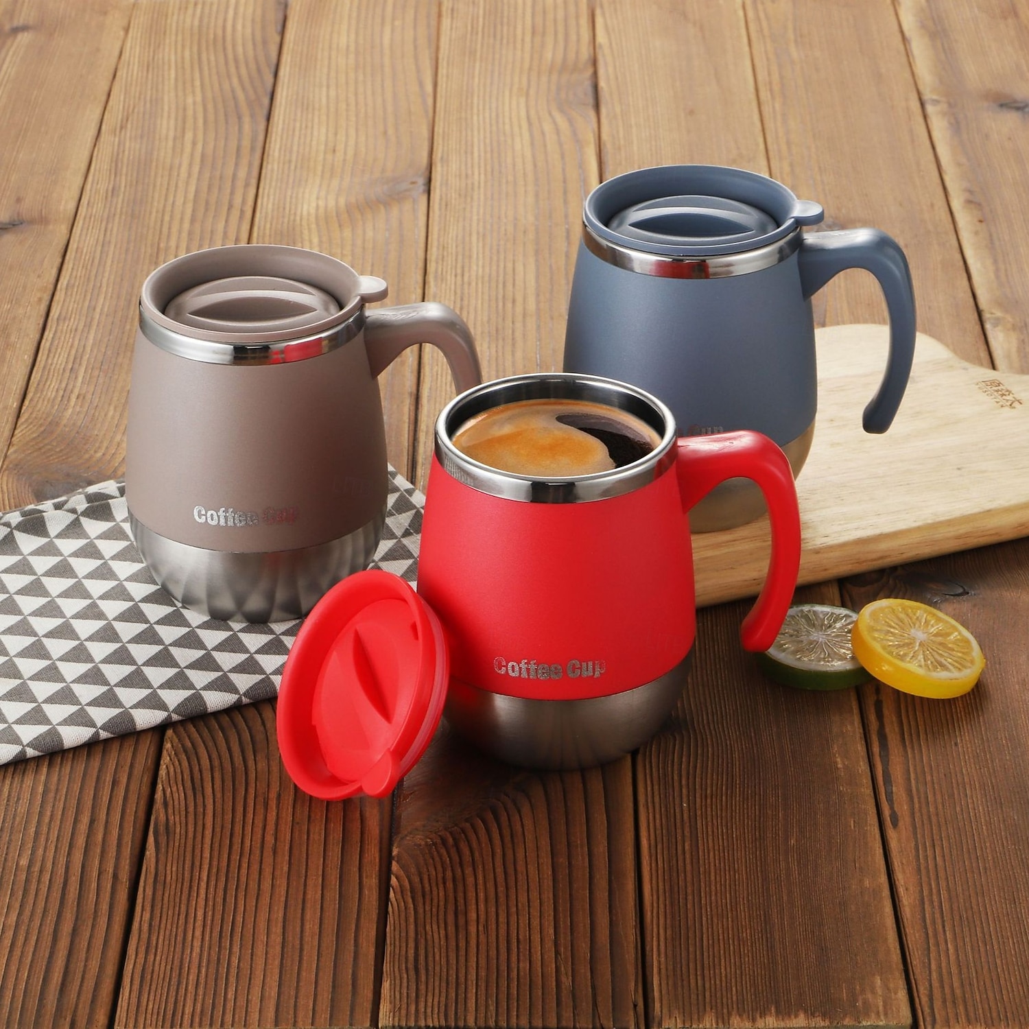 Tasse à café isotherme en acier inoxydable, mug à double paroi avec couvercle pour boissons chaudes &Gobelet isotherme de 500 ml (16,91 oz), idéal pour la maison, les activités de plein air, le de 2026 ? $10.99 –P1