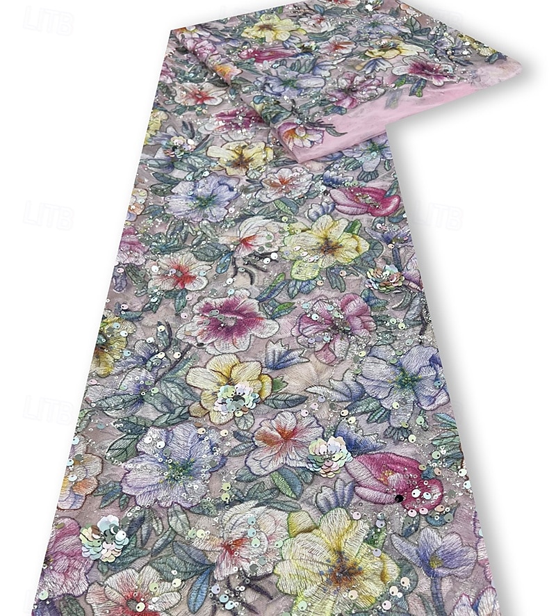 Corte A Vestidos Hasta el Suelo Hasta el Tobillo Bordado con cuentas Vestido de Fiesta Vestido Cóctel Vestido de Madrina Manga Corta Escote en Pico Elegante Vintage Formal Encaje Tul Encaje perlado 2026 - $205.89 –P5