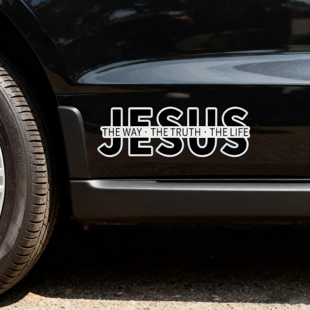 5 st Jesus - vägen, sanningen, livet kristna vinyldekaler, inspirerande bibelvers vattentäta avtagbara klistermärken, trosbilklistermärken för bilar, lastbilar, bärbara datorer, kristna gåvor 2026 - $16.99 –P5