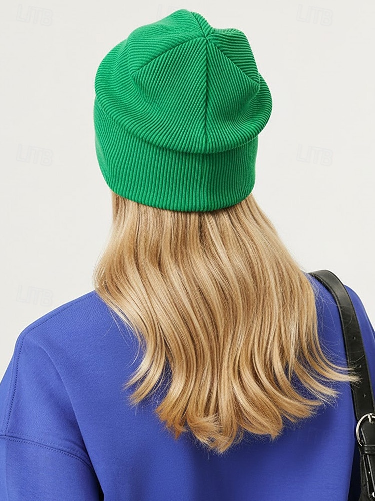 Gorro informal para mujer, material de poliéster, disponible en varios colores, perfecto para el Día de San Patricio y uso diario. 2026 - $11.99 –P4