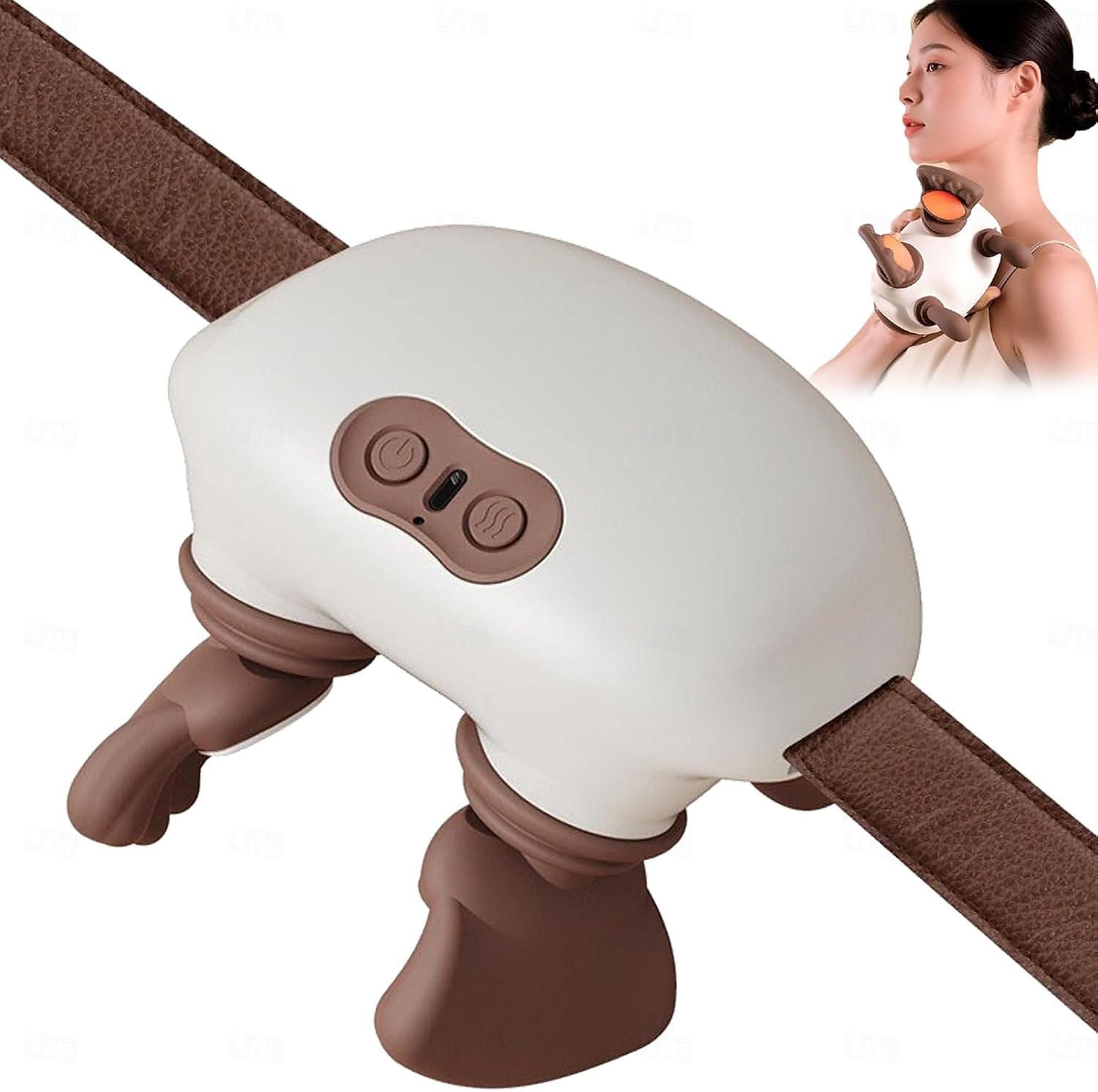 Massaggiatore per tessuti profondi ricaricabile tramite USB con 8 artigli, dispositivo portatile per le dita adatto a collo, schiena, spalle e gambe, regalo perfetto sia per uomini che per donne, del 2026 a $53.99 –P3