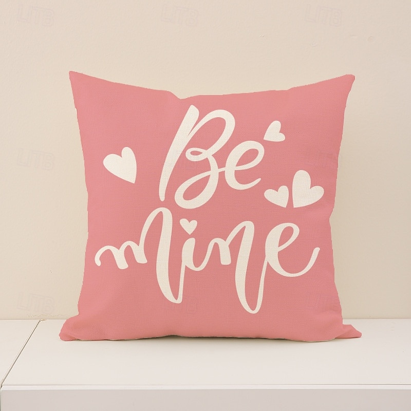 Valentine's Day Heart Pillow Cover, Durable and Breathable Cushion, Comfortable for Sofa, Living Room, Perfect for Creating a Cozy and Romantic Holiday Atmosphere in Your Home Decor 2026 - $13.99 –P6